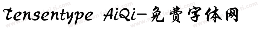 Tensentype AiQi字体转换